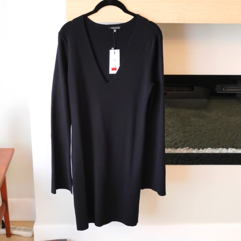 DYNAMITE Black Long Sleeve Dress NWT